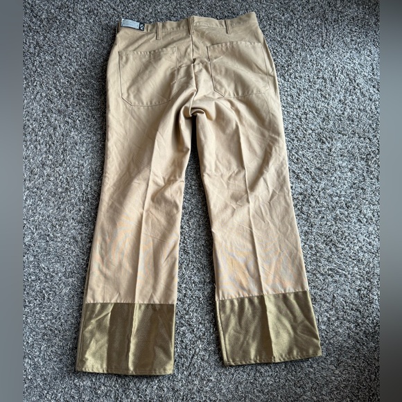 NWT 10x brand Industrial Work Pants Sz 38 x 32 Reflective Material Cuff Zippers - Picture 6 of 9